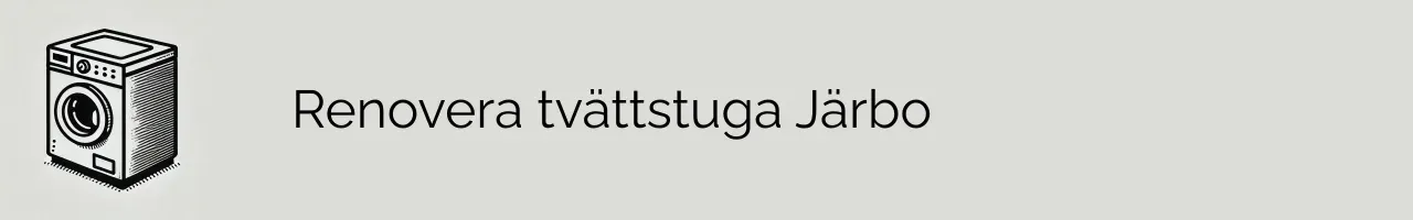 Renovera tvättstuga Järbo